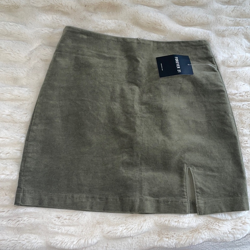 Forever 21 faux suede mini skirt